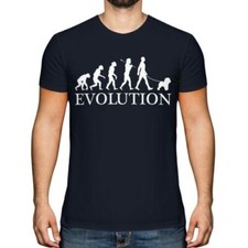 Bichon Frisé Evolution De L'Homme T-Shirt Chien Maltese Cadeau Walker