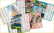 La Poste 2026 Animals-Landscape-Vintage Calendars (16 versions)
