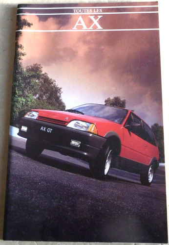 1988 citroen catalogue - citroen, ax