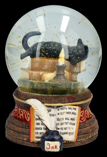 Boule neige avec chat - boule,