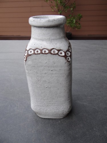 Vallauris ceramic vase signed - ceramic,