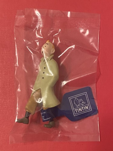 Figurine 8cm tintin trench - tintin,