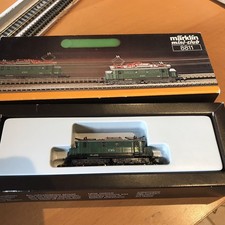 MARKLIN MINI CLUB Éch Z : LOCOMOTIVE ÉLECTRIQUE DB 144 014-8 EN BOÎTE Réf 8811