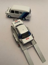 ATLAS EDITIONS 1/43 SCALE FORD TRANSITVAN MK2 ESCORT RS1800 PLUS TRAILER