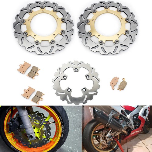 Gold front rear brake - rear,