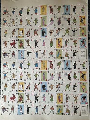 Affiche planche tintin - planche, jeu