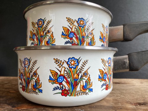 Lot casseroles vintage - lot,