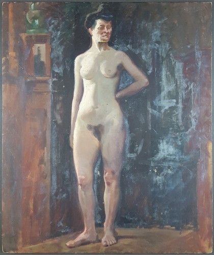 Ancien tableau académie de - ancien, "académie