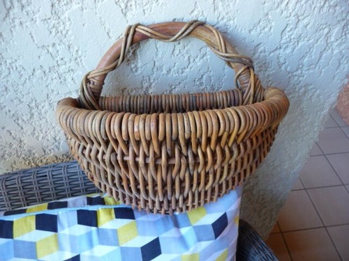 Demi panier osier a - demi, en