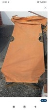 lit de camp militaire orange 