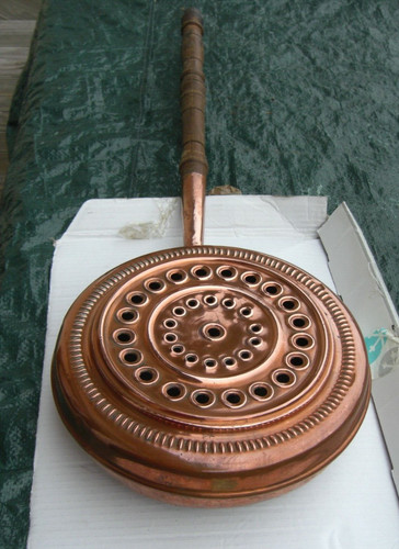 Ancienne bassinoire cuivre - ancienne, en