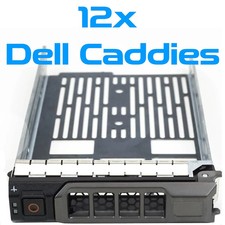 12x Dell PowerEdge 11G/13G LFF 3.5in Caddy R320 R410 R420 R510 R520 R530 R710