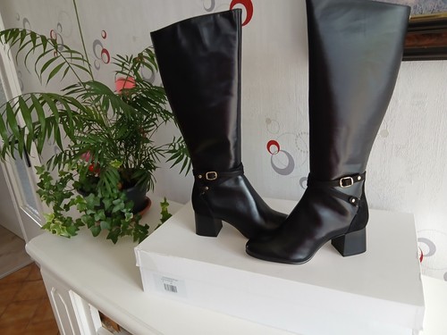 Cosmoparis bottes hautes cuir - cosmoparis,