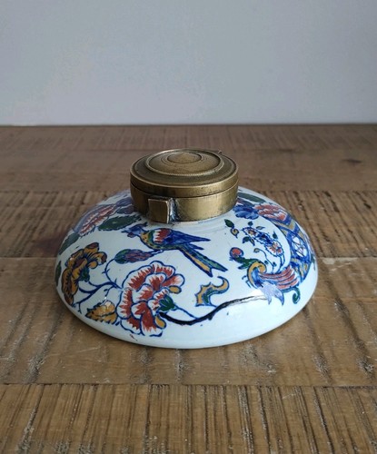 Ancien encrier lentille - ancien, en