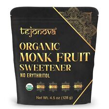 Tejonova Monk Fruit Powder Sweetener Organic Sugar Substitute 4.5oz 413 Servings