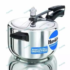 Hawkins Pression Cuisinière 4 Litres Inoxydable Argent Meilleur Cadeau Tout Fête