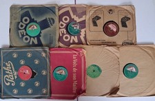 Lot de 7 disques 78 tours