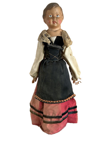 Poupee bouteille alsacienne - bouteille, À