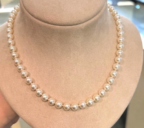 Mikimoto pearl necklace - pearl,