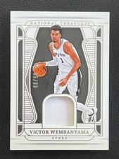 Victor Wembanyama 2024-25 Panini National Treasures Materials GU Patch /99