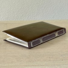 Photo Album Brown 12” X 6” with vintage Photos 1950 Years