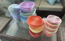 New Release Tupperware Vintage Servalier Bowl Set Multi Color 20 Piece Set Rare!