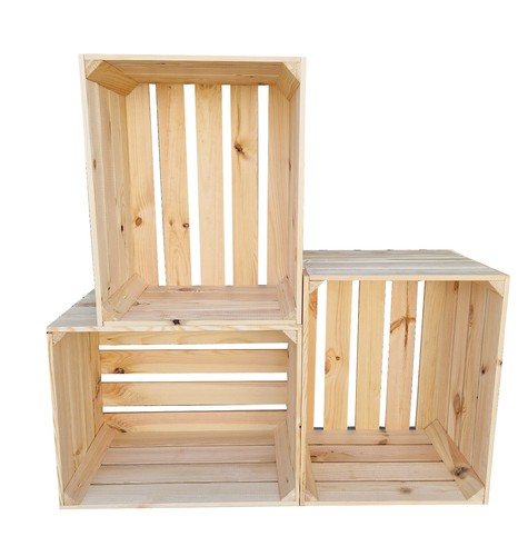 Caisses bois rangement - bois,