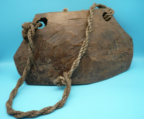 Ancienne cloche bois - cloche, /