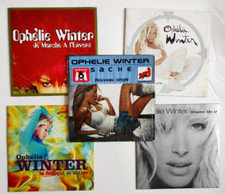 OPHELIE WINTER ♦ Lot 5 x CD ♦ SHAME ON U +FEU QUI M'ATTISE  *RMX + DIEU + SACHE