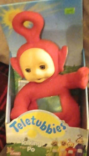 Talking teletubby still - talking,