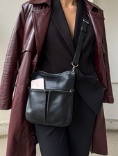 Sac Pochette Cuir Noir