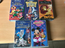 K7 VHS  lot de 5 K7 video