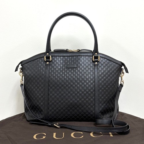 Gucci microshima leather tote - microshima,