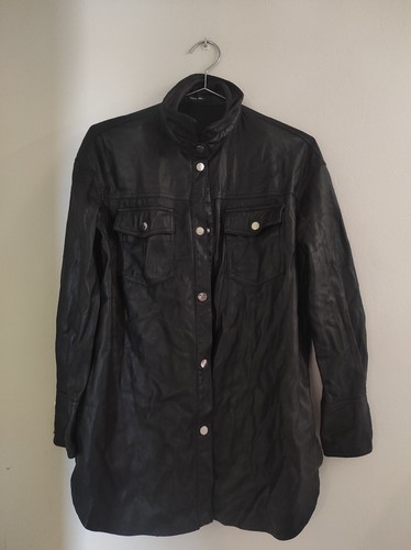 Veste femme moto - longue, cuir