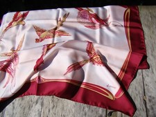 Foulard en soie Avions Marcel