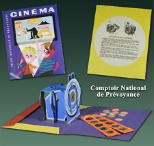 Comptoir National de Prévoyance, cinema projector + 2 film strips