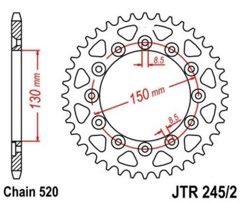 Roue chaîne dents - a,