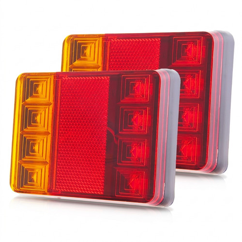 Feu arrière led 12v - x2,