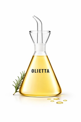Bouteille huile olive conique - huile,