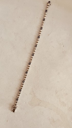 Bracelet tennis carats - or, 18