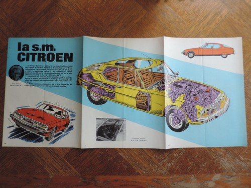Citroen poster feuillet - citroen, et