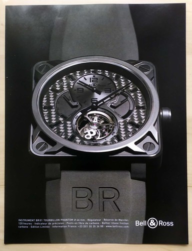 Publicité papier montre - -,