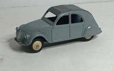 DINKY TOYS OLD #24T CITROEN 2CV GREY IN VERY GOOD CONDITION WITHOUT BOX bm