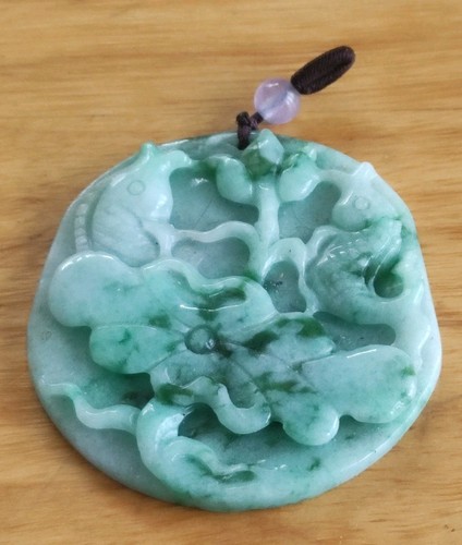 Pendentif amulette jade - pendentif,