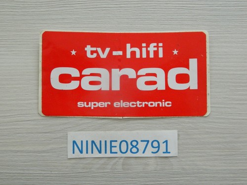 Autocollant carad super - autocollant,