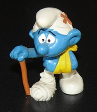 schtroumpf blessé accidenté