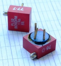 2x BONOHM  PL52 1k Ohms