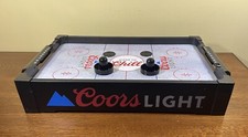 Coors Light Table Air Hockey Game, Works Nice Beer Advertising