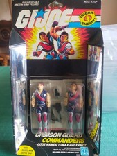 ***GI JOE COBRA TWINS TOMAX & XAMOT W/ FULL CARD COMPLETE V1 1985 VINTAGE