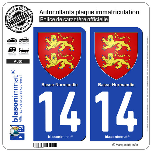Autocollant plaque - 2,